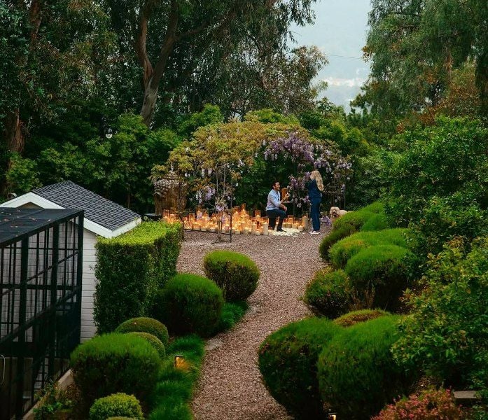 Matt Kaplan, while proposing to Alexandra Cooper