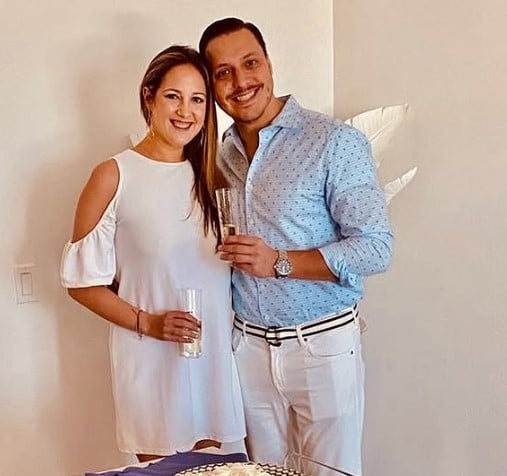 Matthew Kumar while enjoying an alcoholic beverage