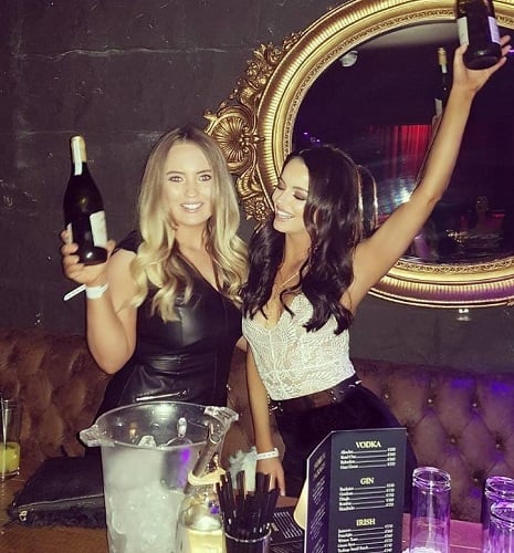 Maura Higgins in a party