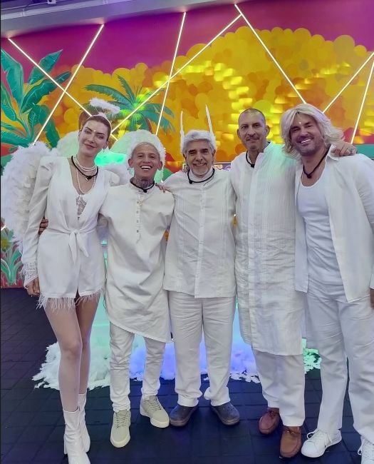 Mauricio Figueroa in a still from La casa de los famosos Colombia