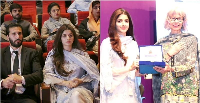 Mawra Hocane at the 2019 #ProtectChildhoods event organised by the Human Rights Commission of Pakistan
