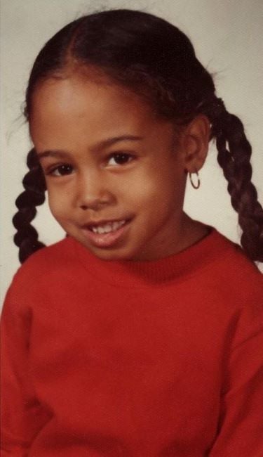 Maya Harris during her childhood