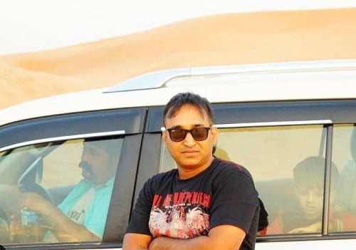 Mayur Vakani during his vacation