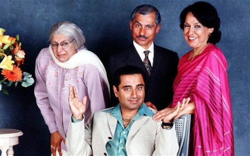 Meera Syal (left) in promotional campaign of the TV show 