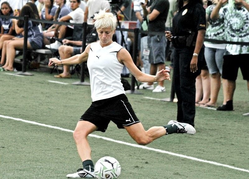 Megan Rapinoe During A Match