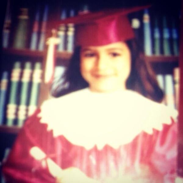 Megan Salinas in her childhood