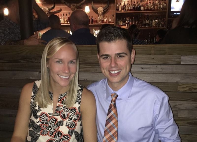 Megan York with her husband