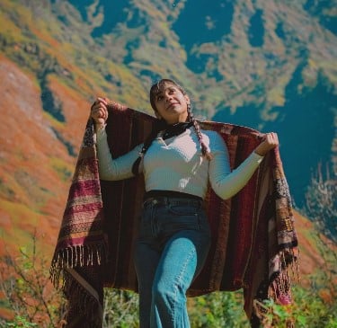 Meghana Yadav during her vacations