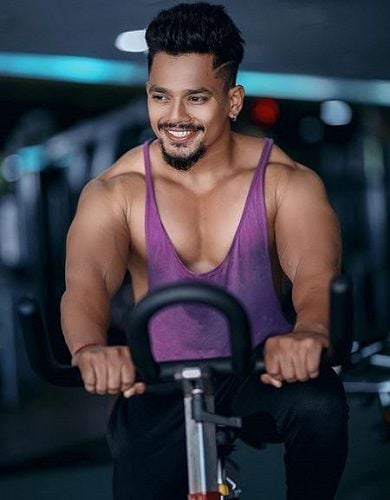 Mehaboob Shaikh in Gym