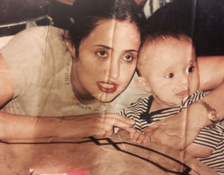 Mehr Tarar With Her Son Musa