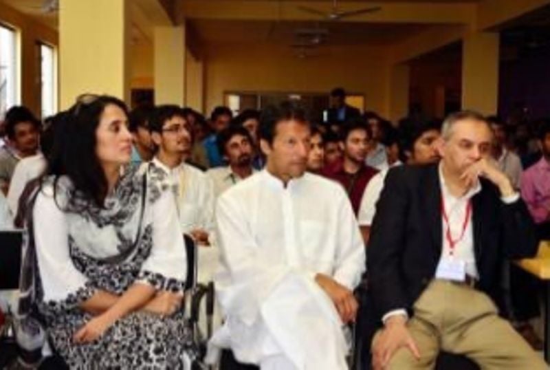 Mehr Tarar with Imran Khan