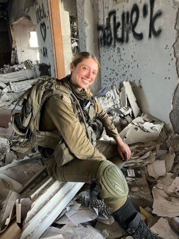 Melanie Lemberski in military uniform