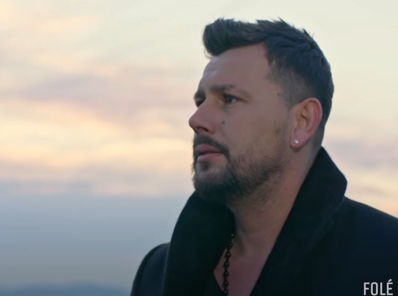 Mevlan Shaba in a still from his Albanian song titled 