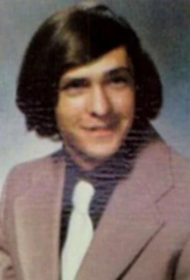 Michael Madsen as a senior in high school (1975)