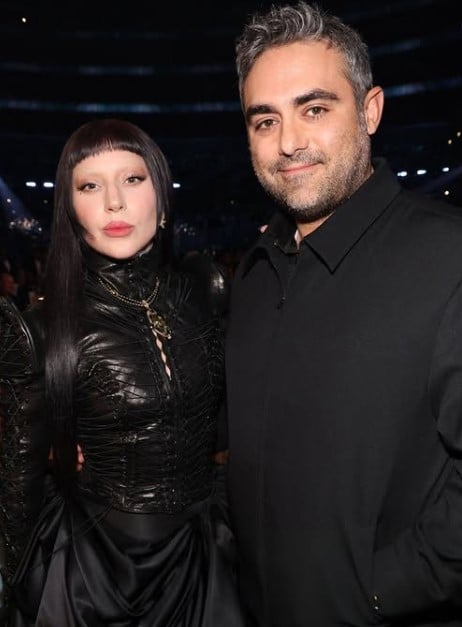Michael Polansky with Lady Gaga at the Grammy Awards