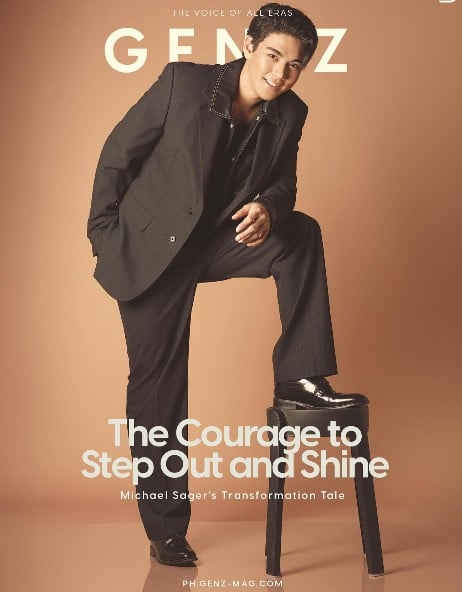 Michael Sager on the cover of a magazine
