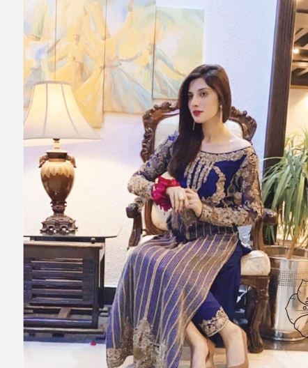 Michelle Mumtaz during a photoshoot for Rani Emaan