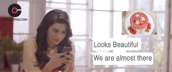 Michelle Mumtaz endorsing Canderel