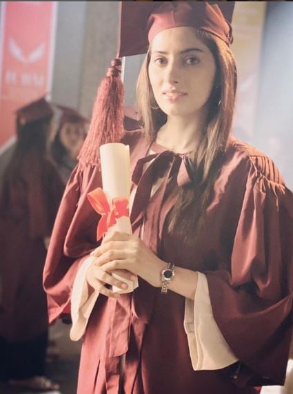 Michelle Mumtaz on her convocaation day