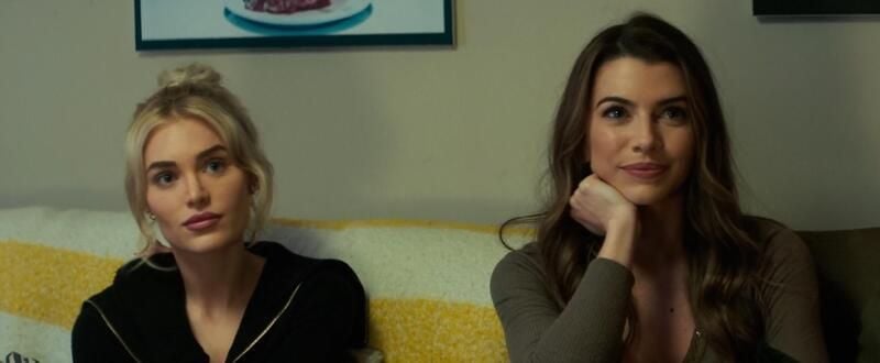 Michelle Randolph (left) in a still from the American drama film titled 