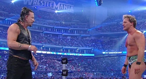 Mickey Rourke in WrestleMania XXV