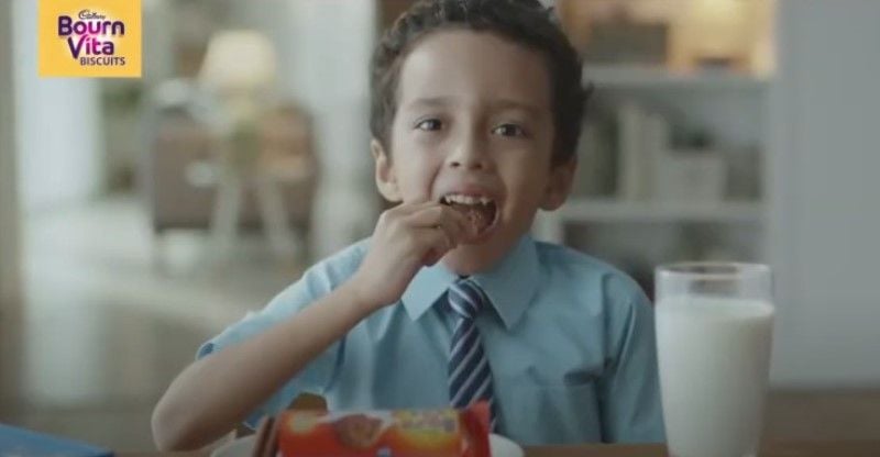 Mihir Godbole in a still from an advertisement of Bournvita Biscuits