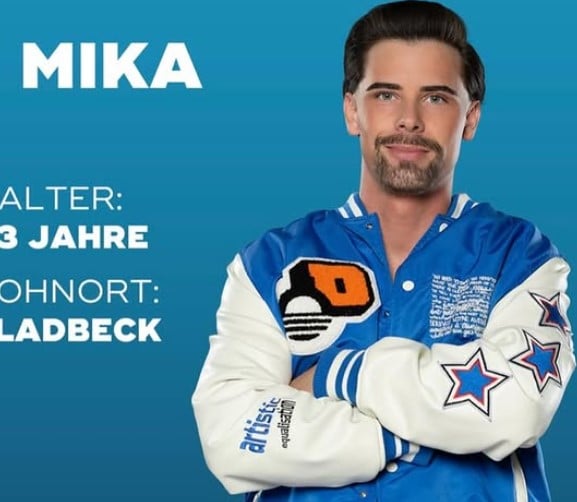 Mika Akalin on the poster of the television reality show Big Brother German Season 15 (2025)