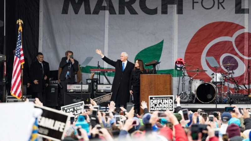 Mike Pence at March for Life rally