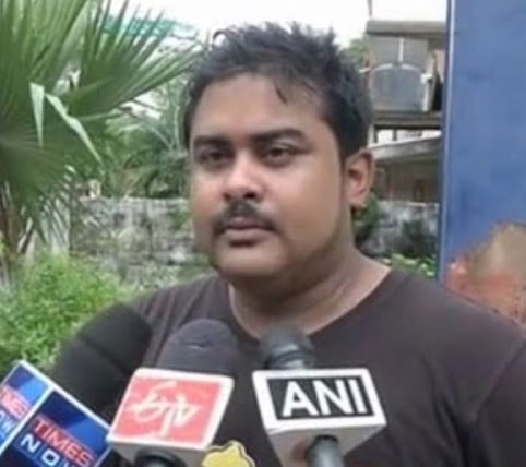 Mikhail Bora during a media talk