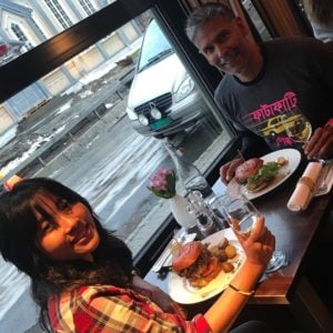 Ankita Konwar drinking alcohol