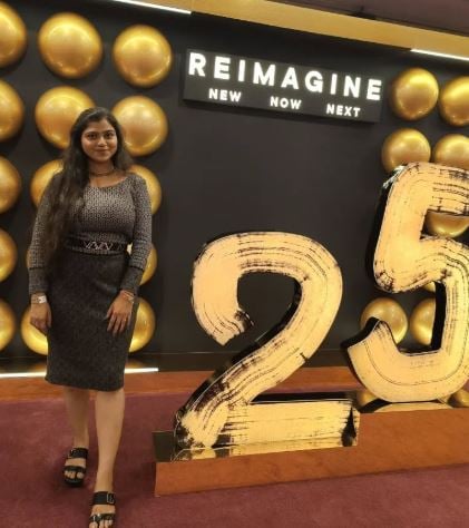 Minnat Wankhede in 2023 while working as a property consultant