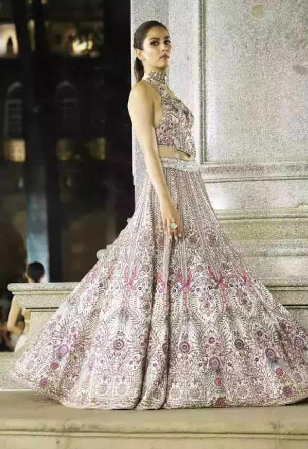 Mira Kapoor walking the ramp at Mumbai Fashion Week