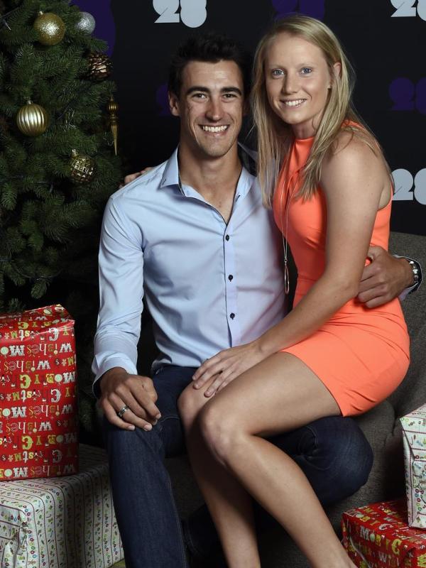 Mitchell Starc and Alyssa Healy