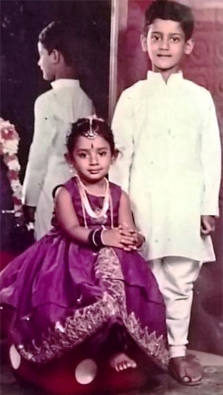 Mithali Raj With Her Elder Brother Mithun