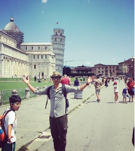 Mithun Manhas during a trip