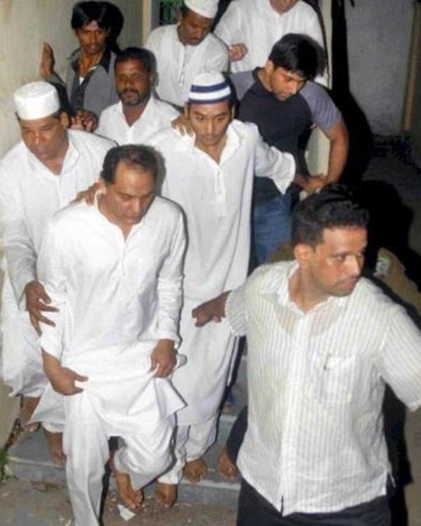 Mohammad Asaduddin at the Funeral of His Brother