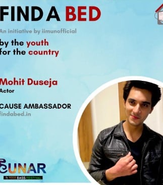 Mohit Duseja on the poster of Hunar by Bharat Bass Festival