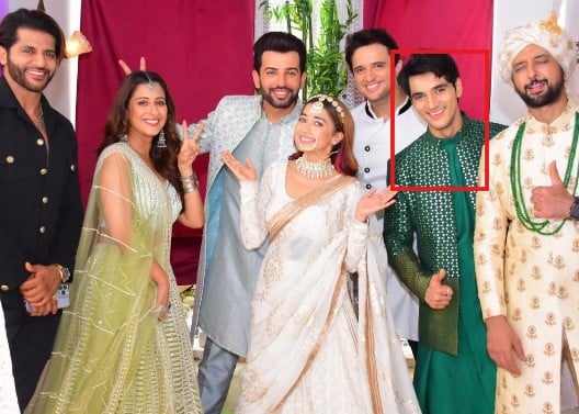 Mohit Duseja on the poster of the television series Hum Rahe Na Rahe Hum (2023)