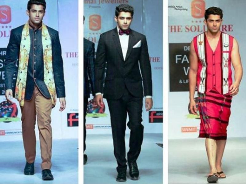 Mohit Kumar Walking the Ramp at Different Events