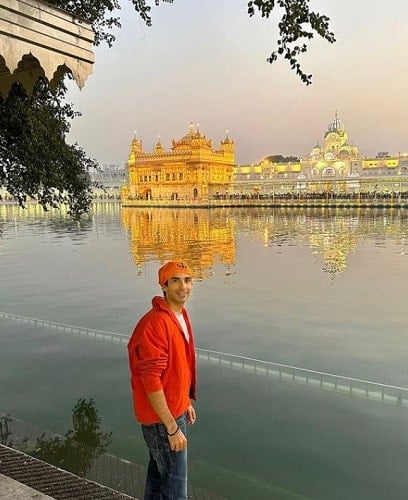Mohit Sehgal at the Golden Temple