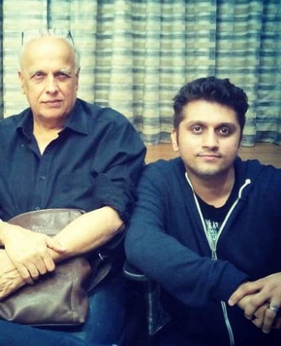 Mohit Suri with Mahesh Bhatt