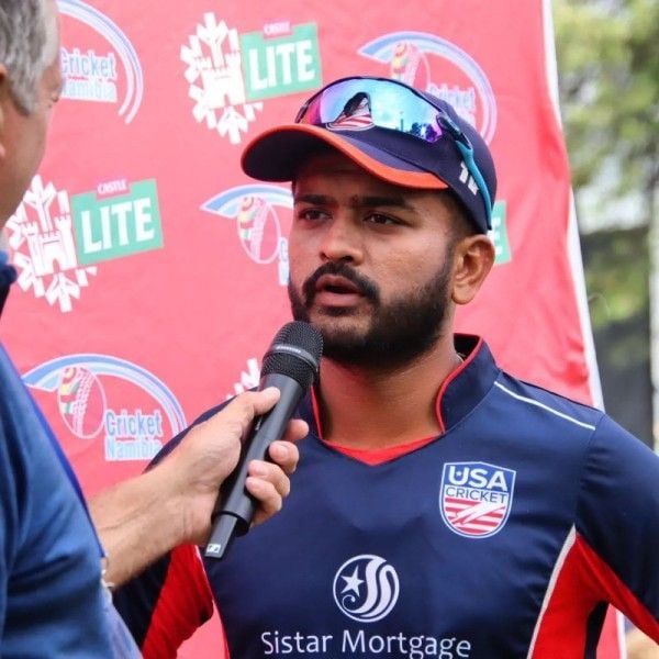 Monank Patel after becoming the captain of USA national cricket team