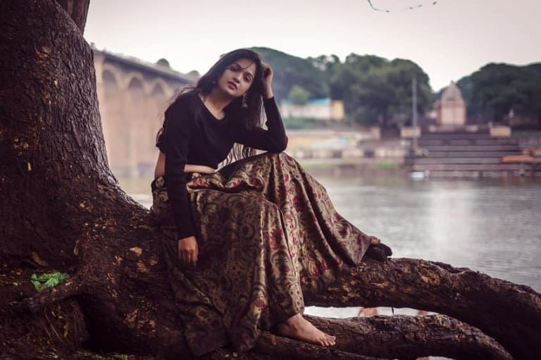 Monica Rathi in a photoshoot for Saanjh Films