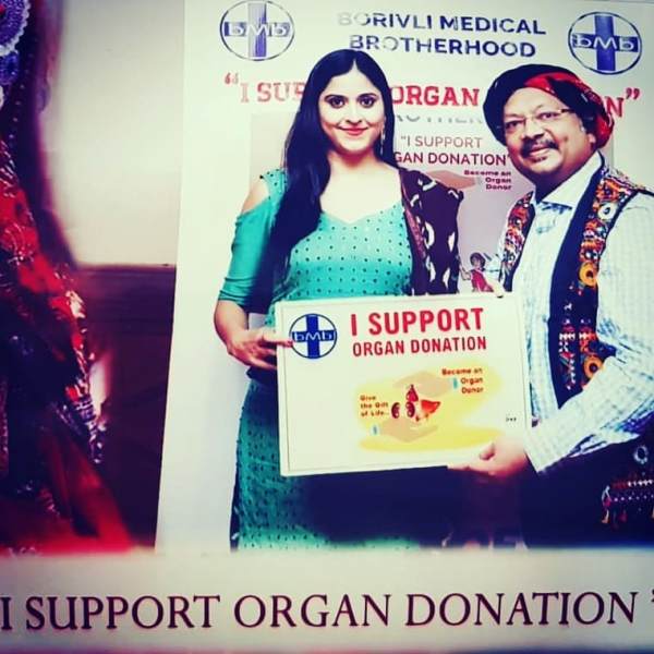 Monika Bhadoriya during a campaign