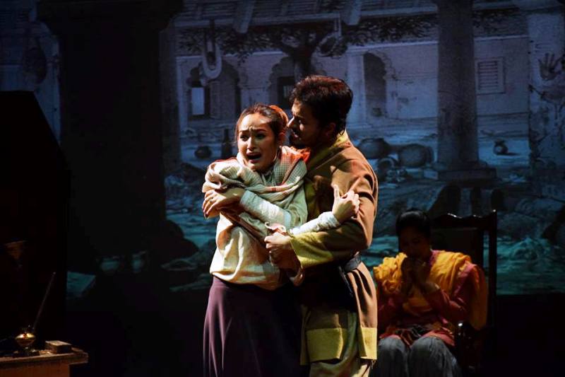 Monika Panwar Performing in a Theatre Play