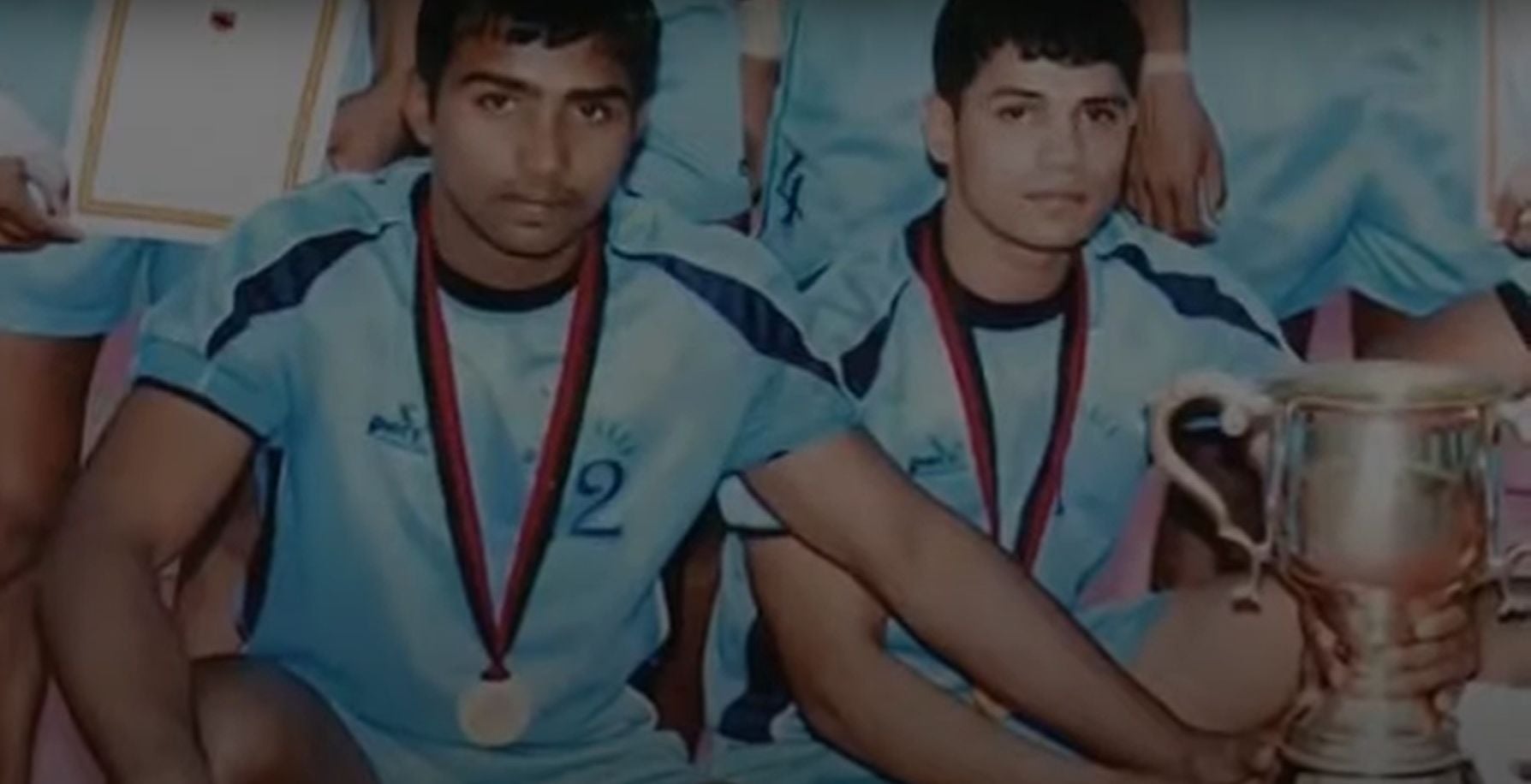 Monu Goyat during his teen years