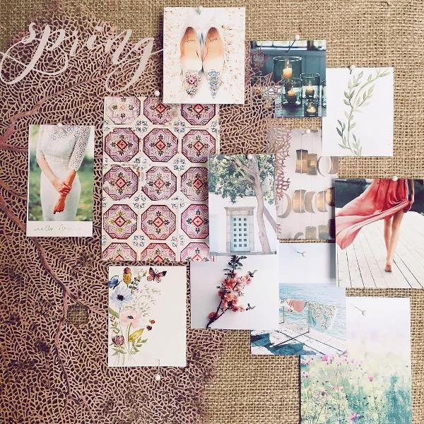 Moodboard created by Tanya Gyani - Spring themed