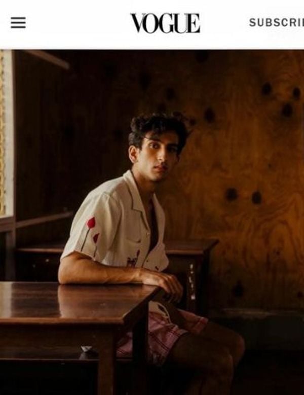 Moses Koul in a photoshoot for Vogue USA