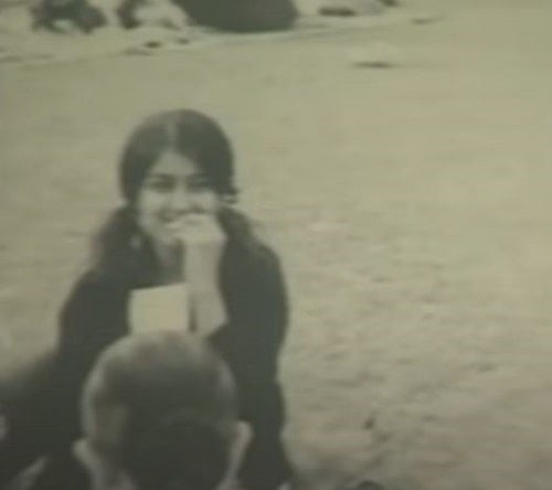 Moushumi Chatterjee during her school days