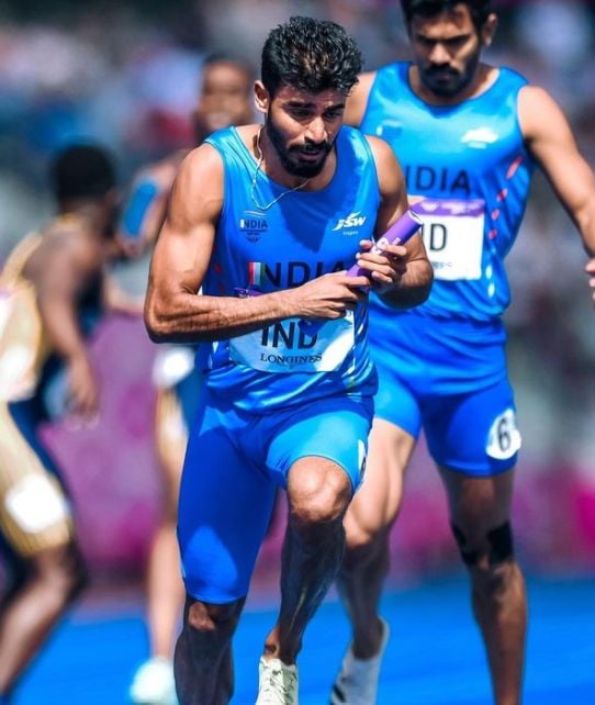 Muhammed Ajmal Variyathodi during common wealth games 2022